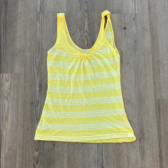 NEW - splendid striped yellow/white tank, small - Picture 1 of 4